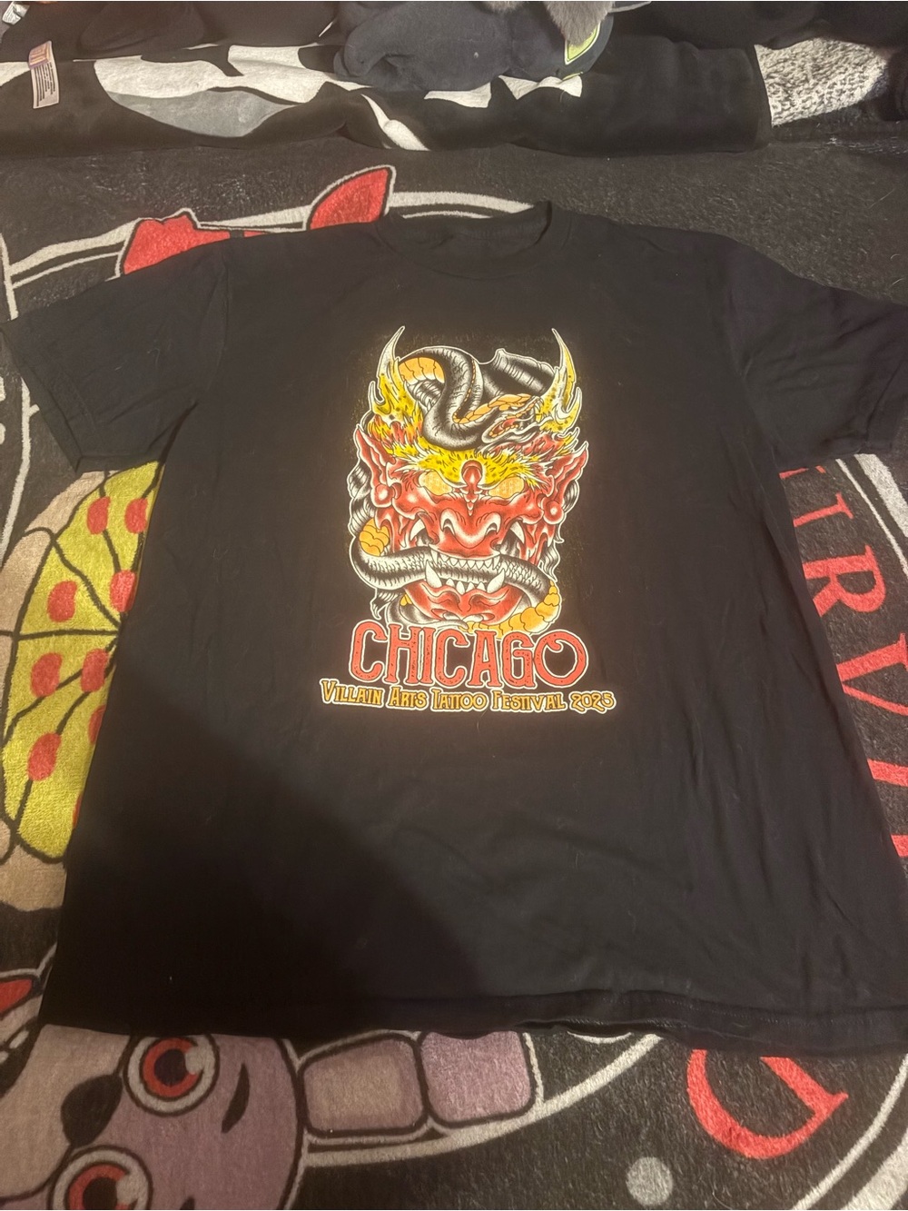 Chicago Villain Arts Tattoo Festival Graphic Tee - Black